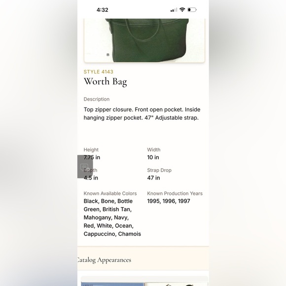 Coach Vintage Worth Shoulder Bag E5C-4143 - Picture 15 of 16